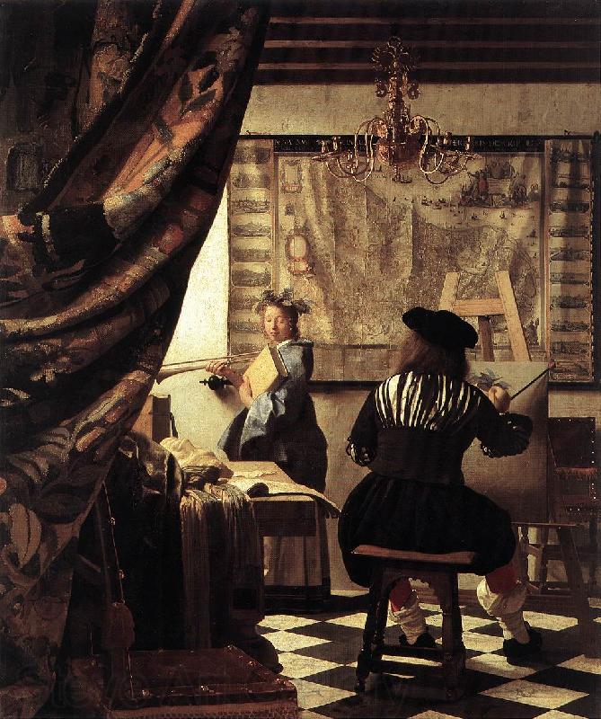 Jan Vermeer The Art of Painting